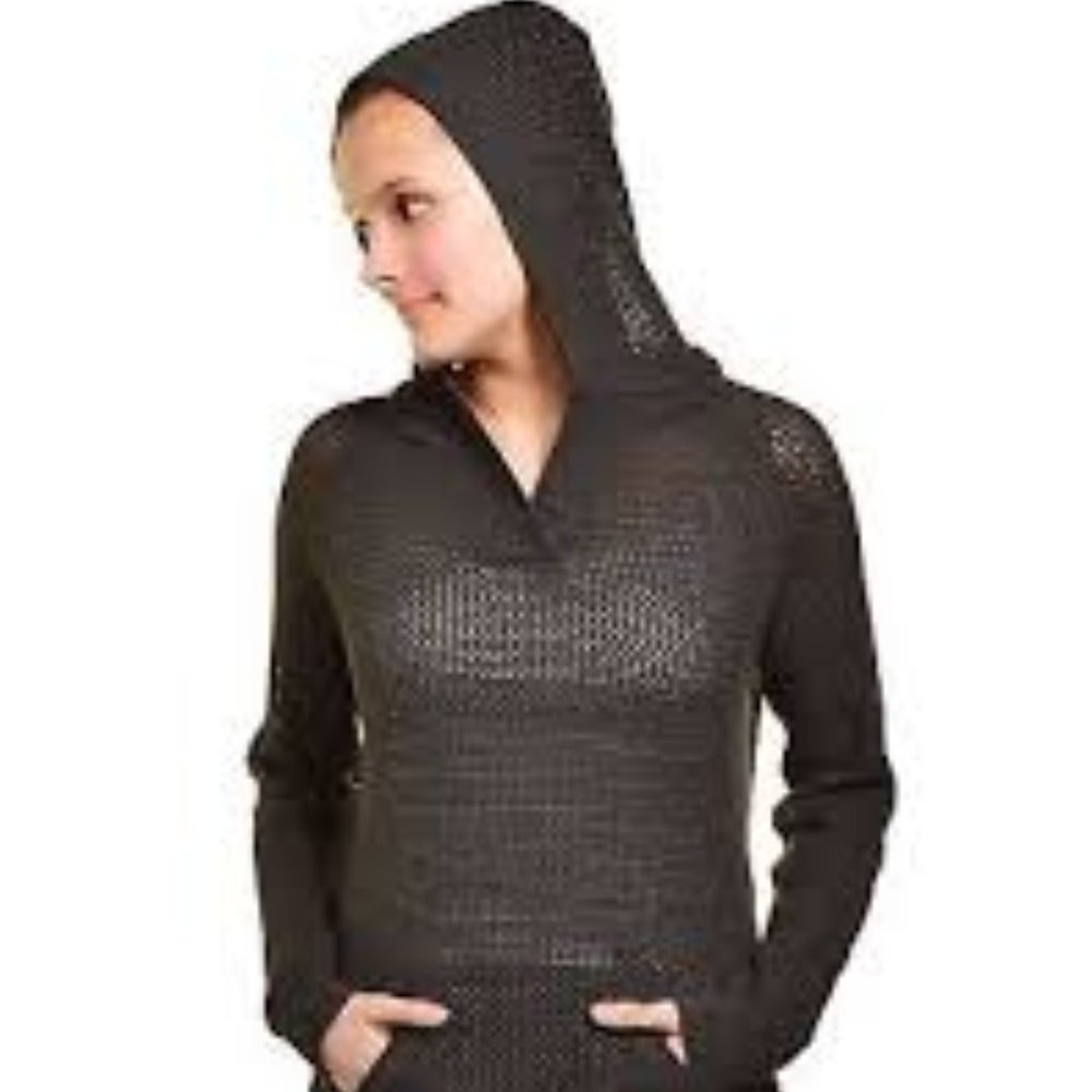 Shirt 469 Women's Mesh Stitch Pullover Hooded